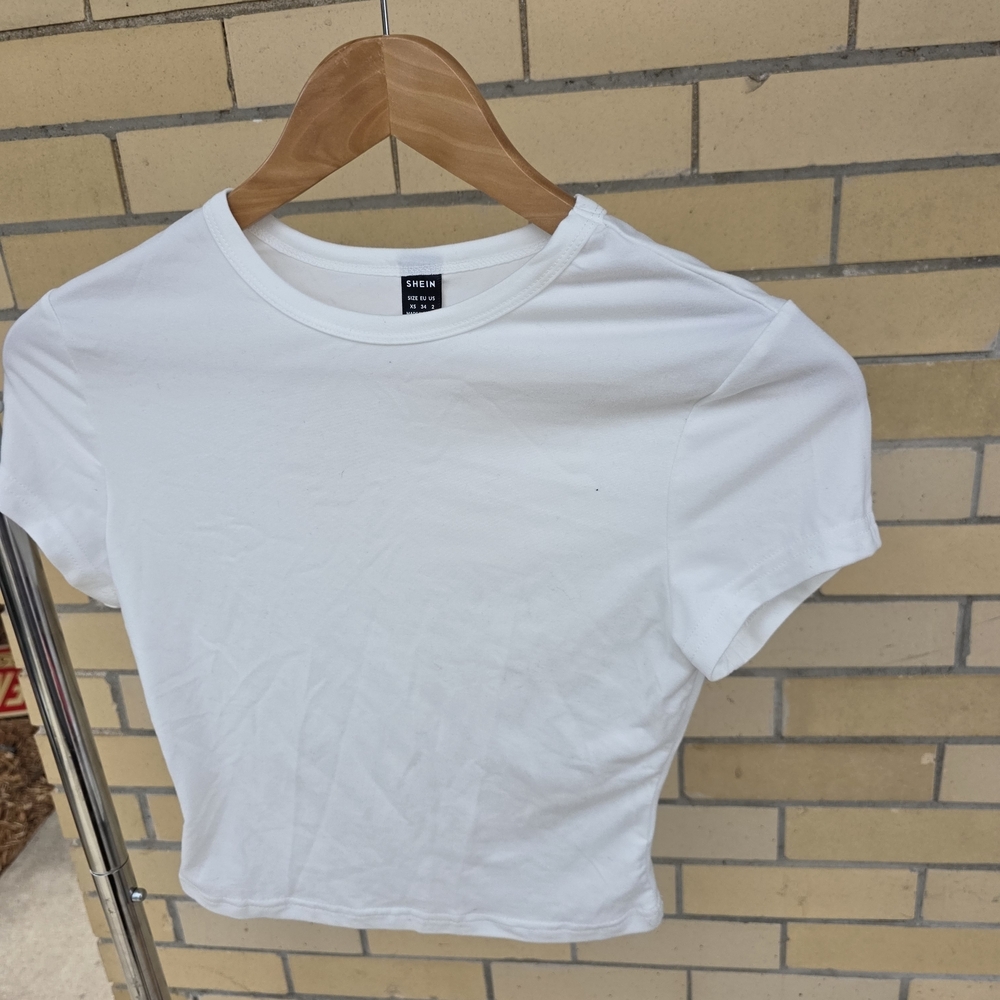 Shein White Tee